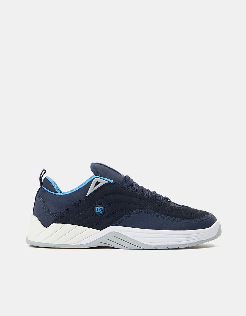 DC Williams Slim S Skate Shoes - Blue/Blue/White