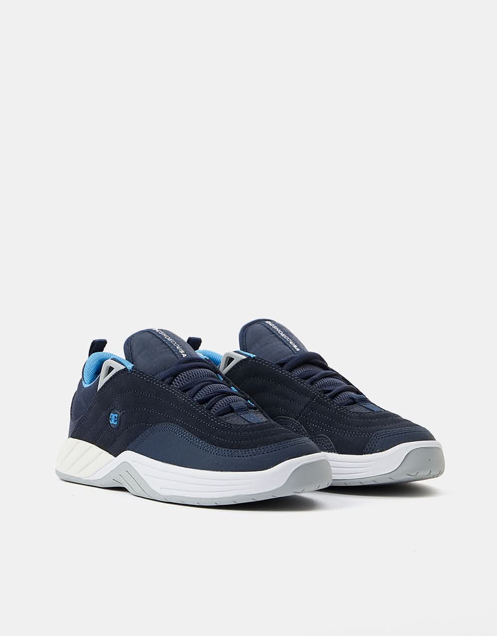DC Williams Slim S Skate Shoes - Blue/Blue/White