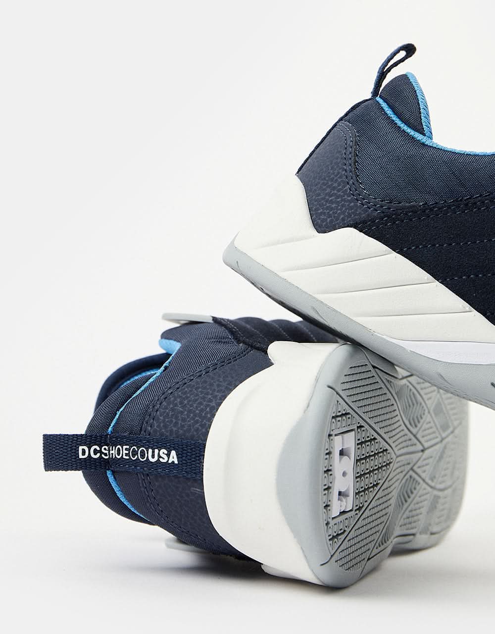 DC Williams Slim S Skate Shoes - Blue/Blue/White