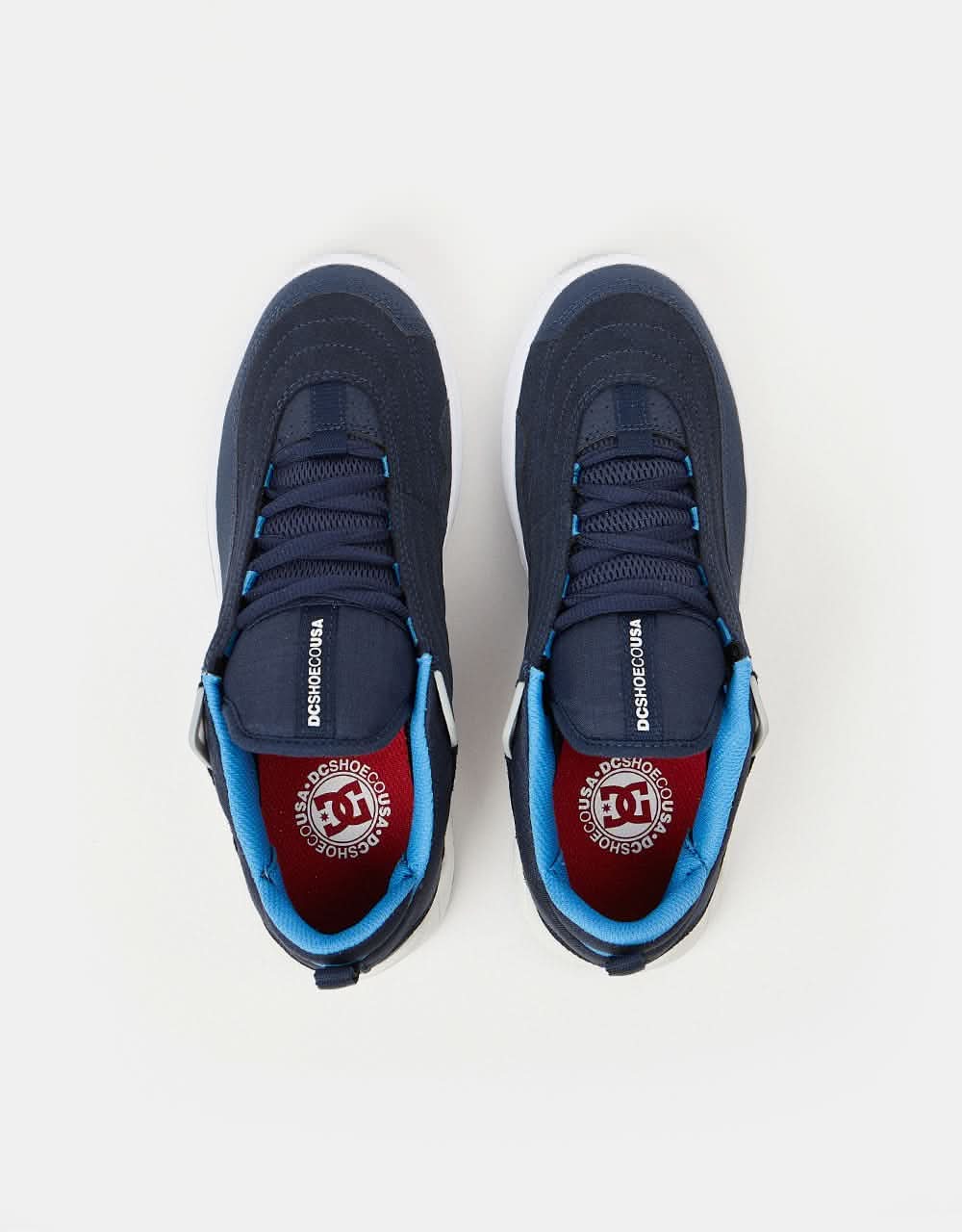 DC Williams Slim S Skate Shoes - Blue/Blue/White
