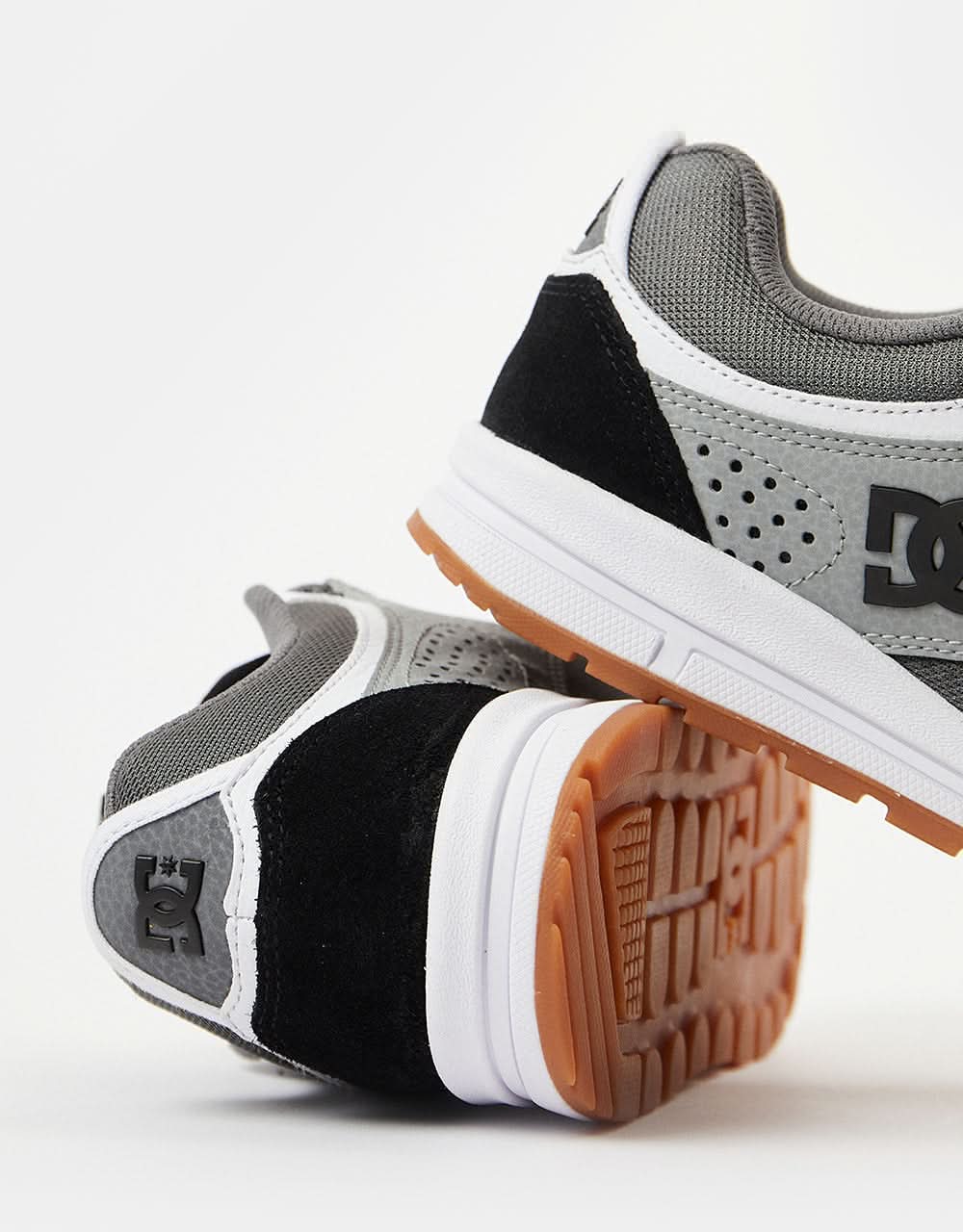 DC Kalis Lite Skate Shoes - Black/Dark Grey/White