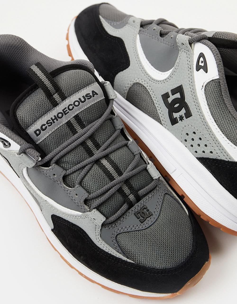 DC Kalis Lite Skate Shoes - Black/Dark Grey/White