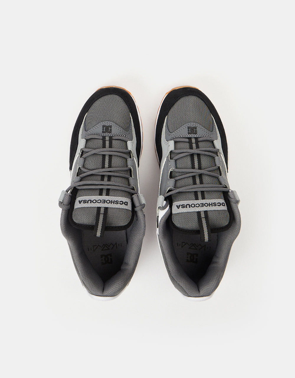 DC Kalis Lite Skate Shoes - Black/Dark Grey/White