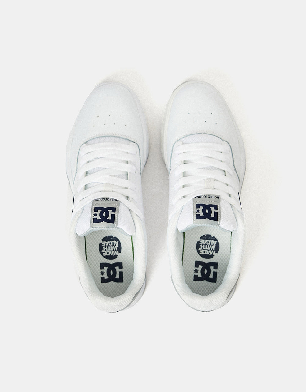 DC Central Skate Shoes - White/Grey/Blue