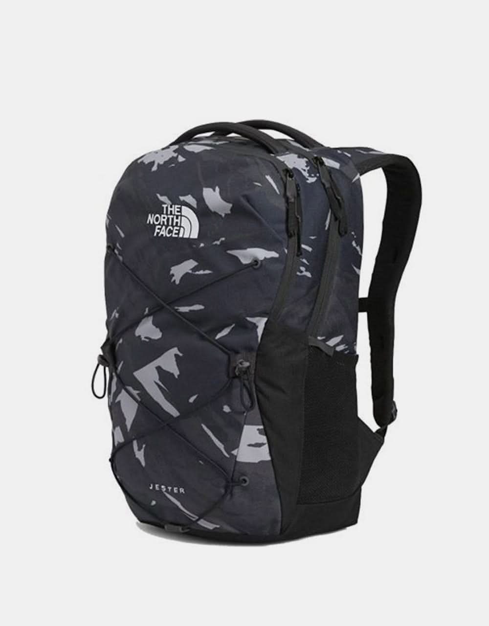 The North Face Jester Backpack Asphalt Grey Snowcap Mountains Print/