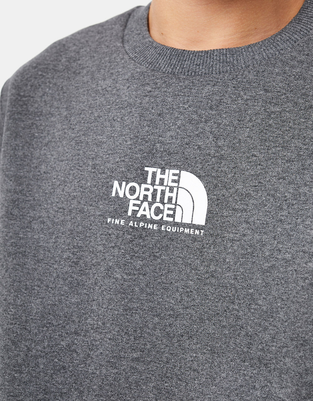 The North Face Seasonal Fine Crew - TNF Medium Grey Heather