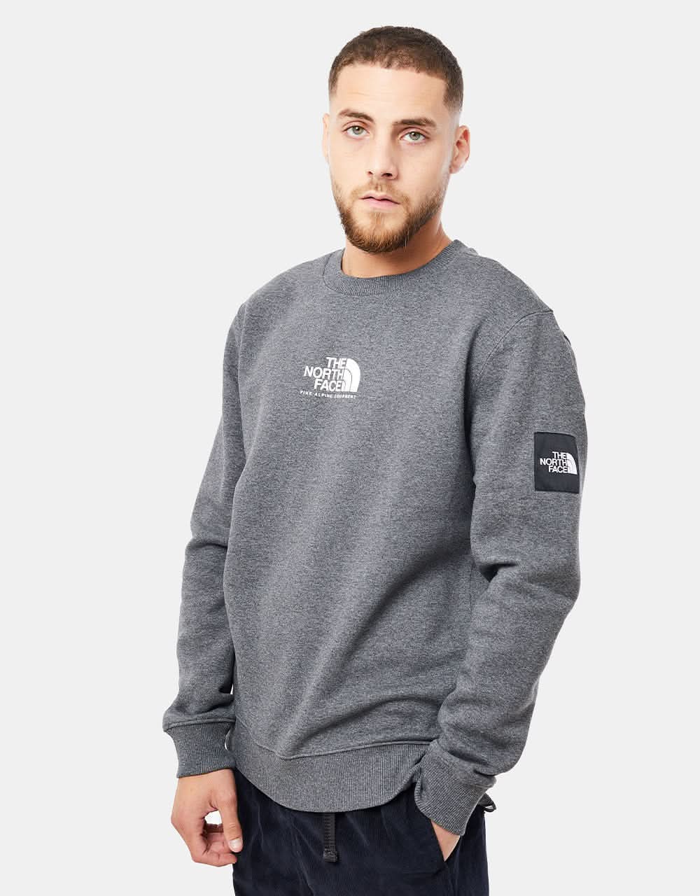 The North Face Seasonal Fine Crew - TNF Medium Grey Heather