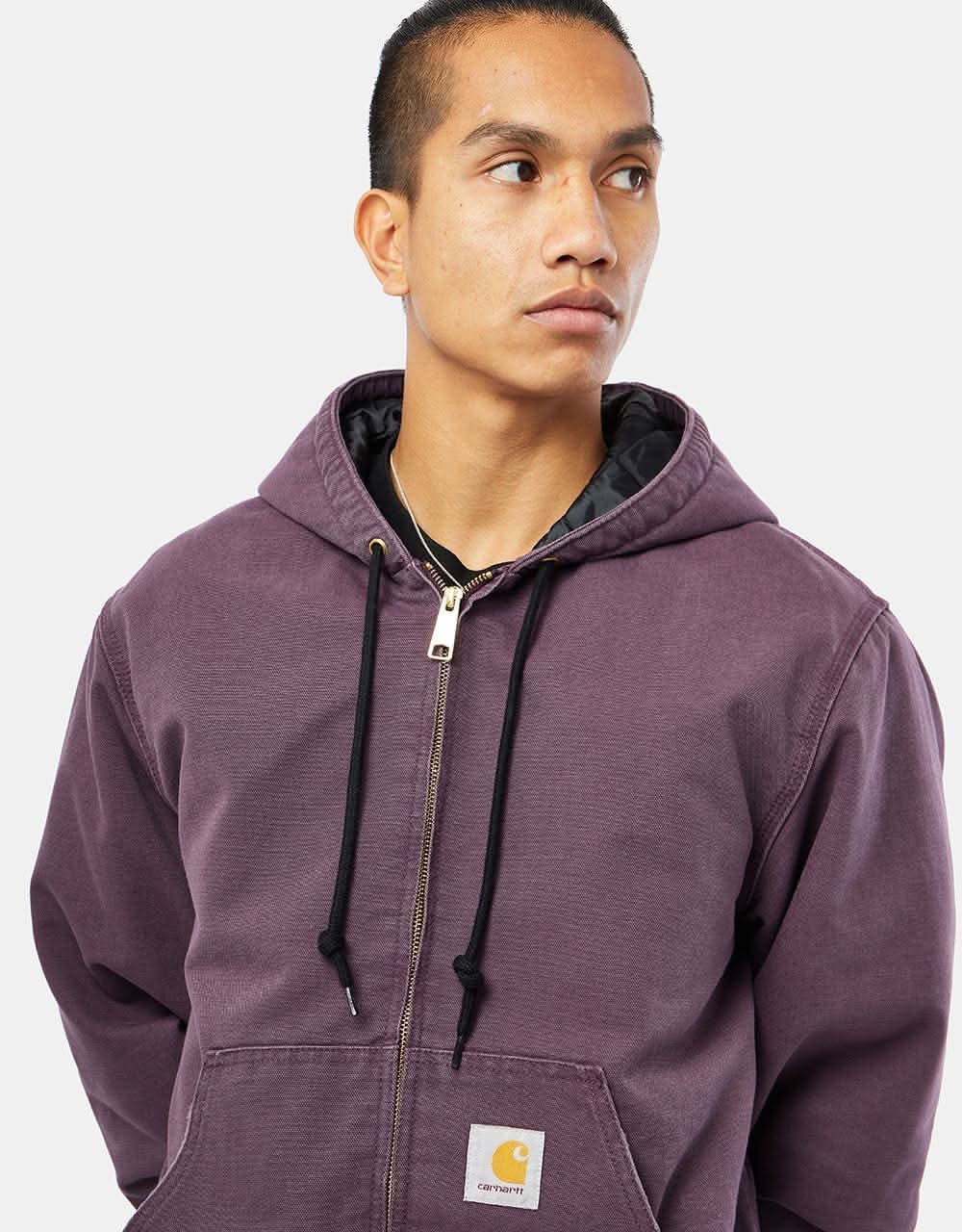 Carhartt WIP OG Active Jacket - Dark Plum (Aged Canvas)