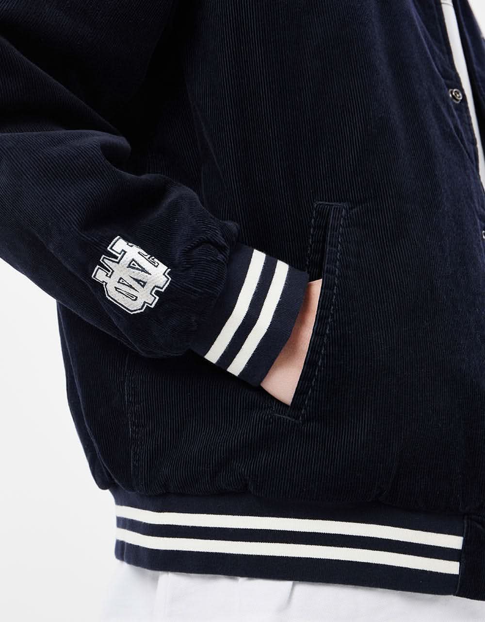 Carhartt WIP Letterman Jacket - Dark Navy/Wax