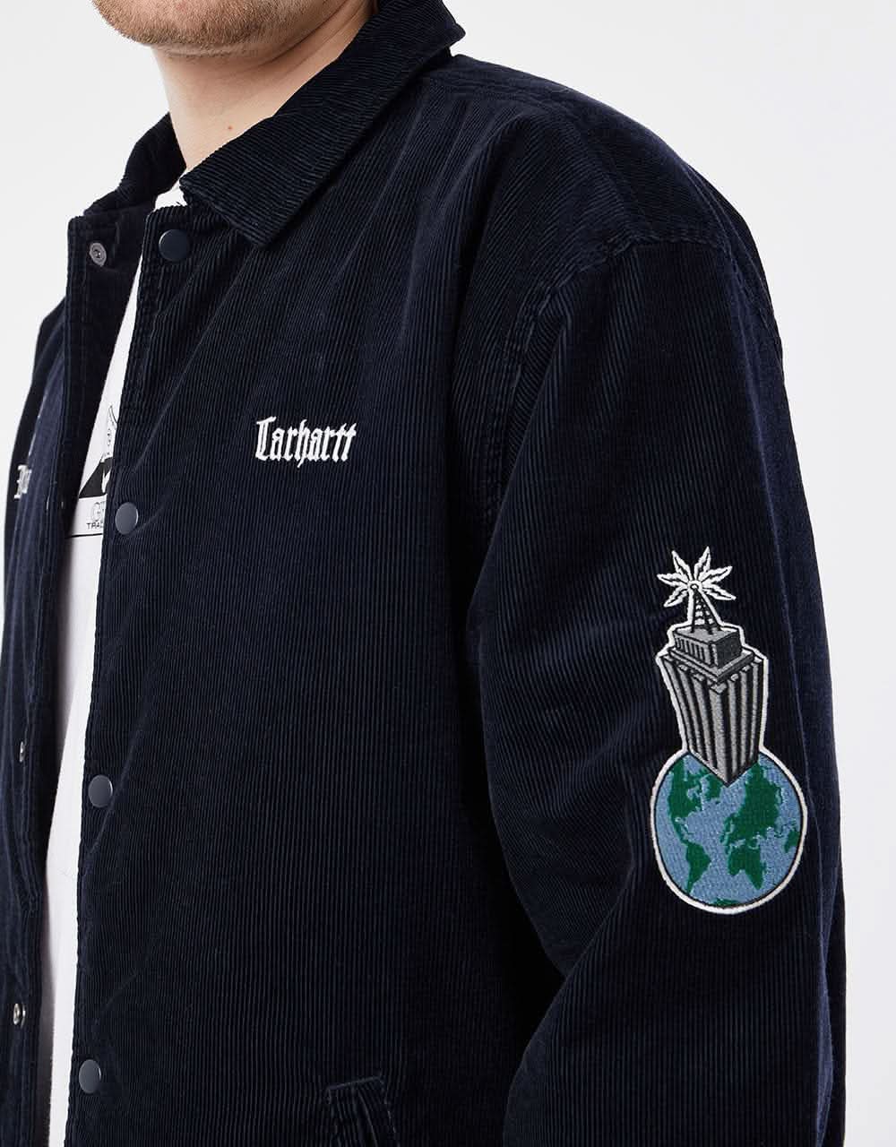 Carhartt WIP Letterman Jacket - Dark Navy/Wax