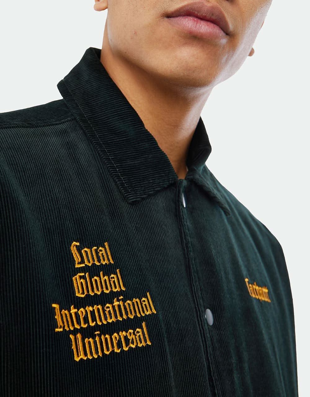 Carhartt WIP Letterman Jacket - Dark Cedar/Ochre
