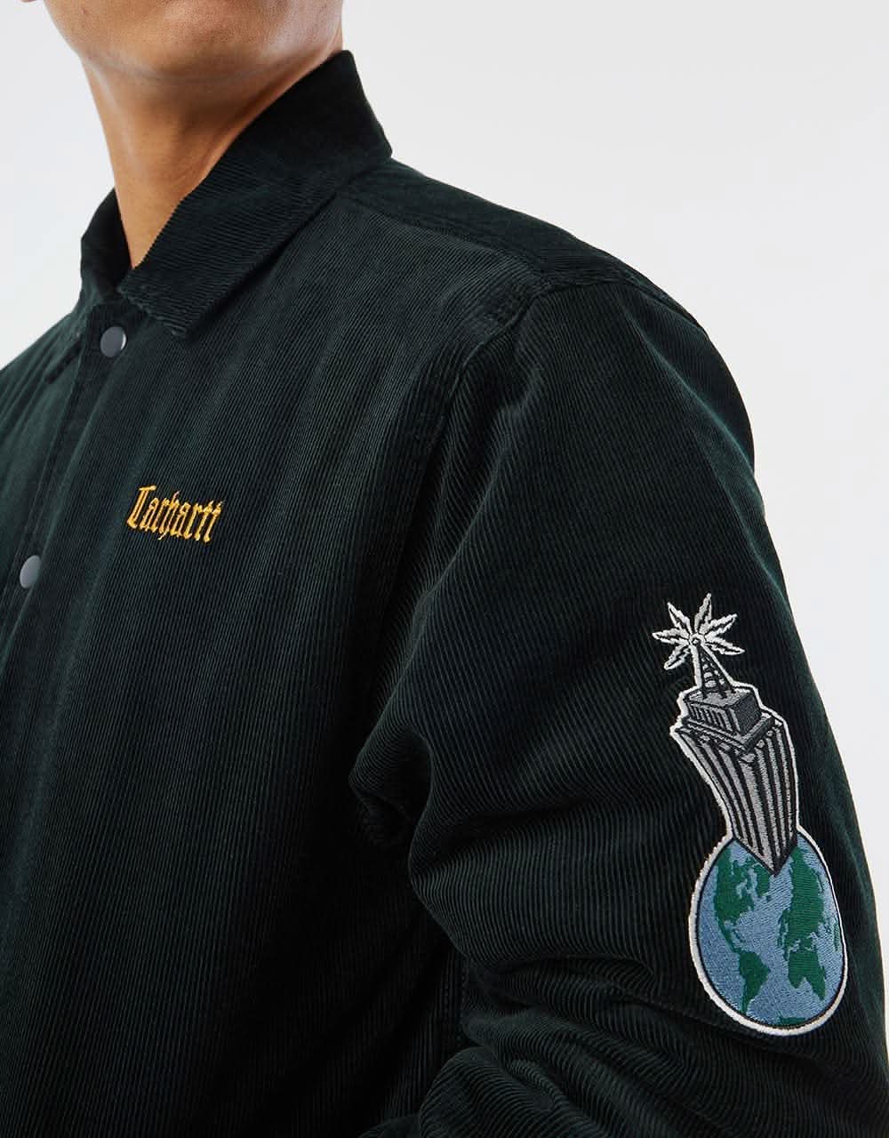 Carhartt WIP Letterman Jacket - Dark Cedar/Ochre