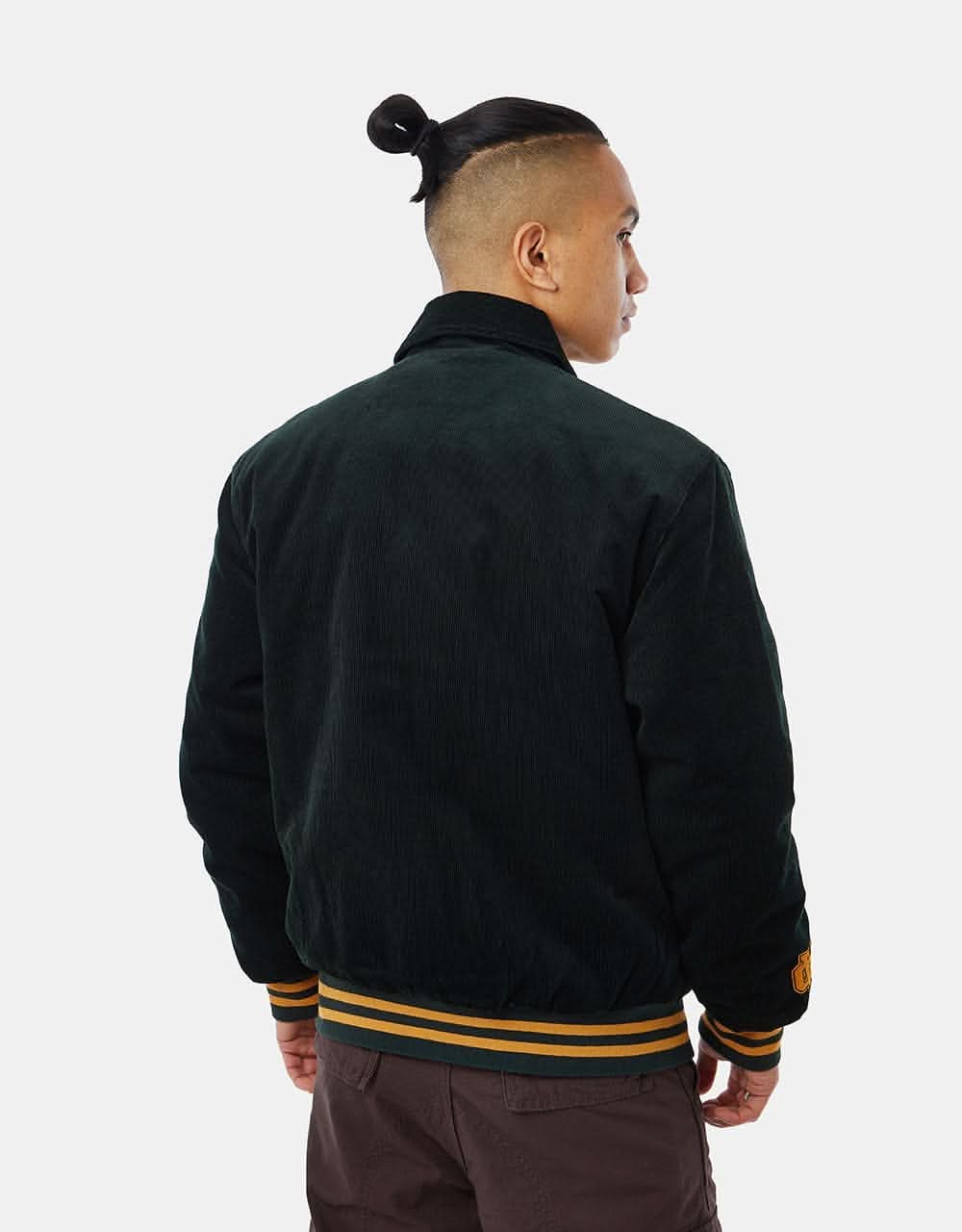 Carhartt WIP Letterman Jacket - Dark Cedar/Ochre