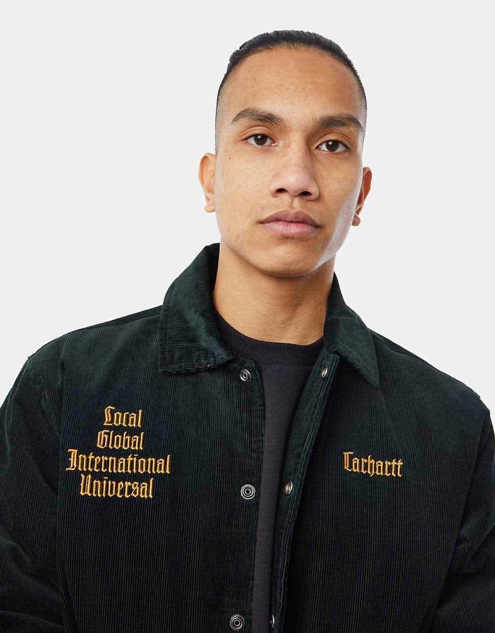 Carhartt WIP Letterman Jacket - Dark Cedar/Ochre