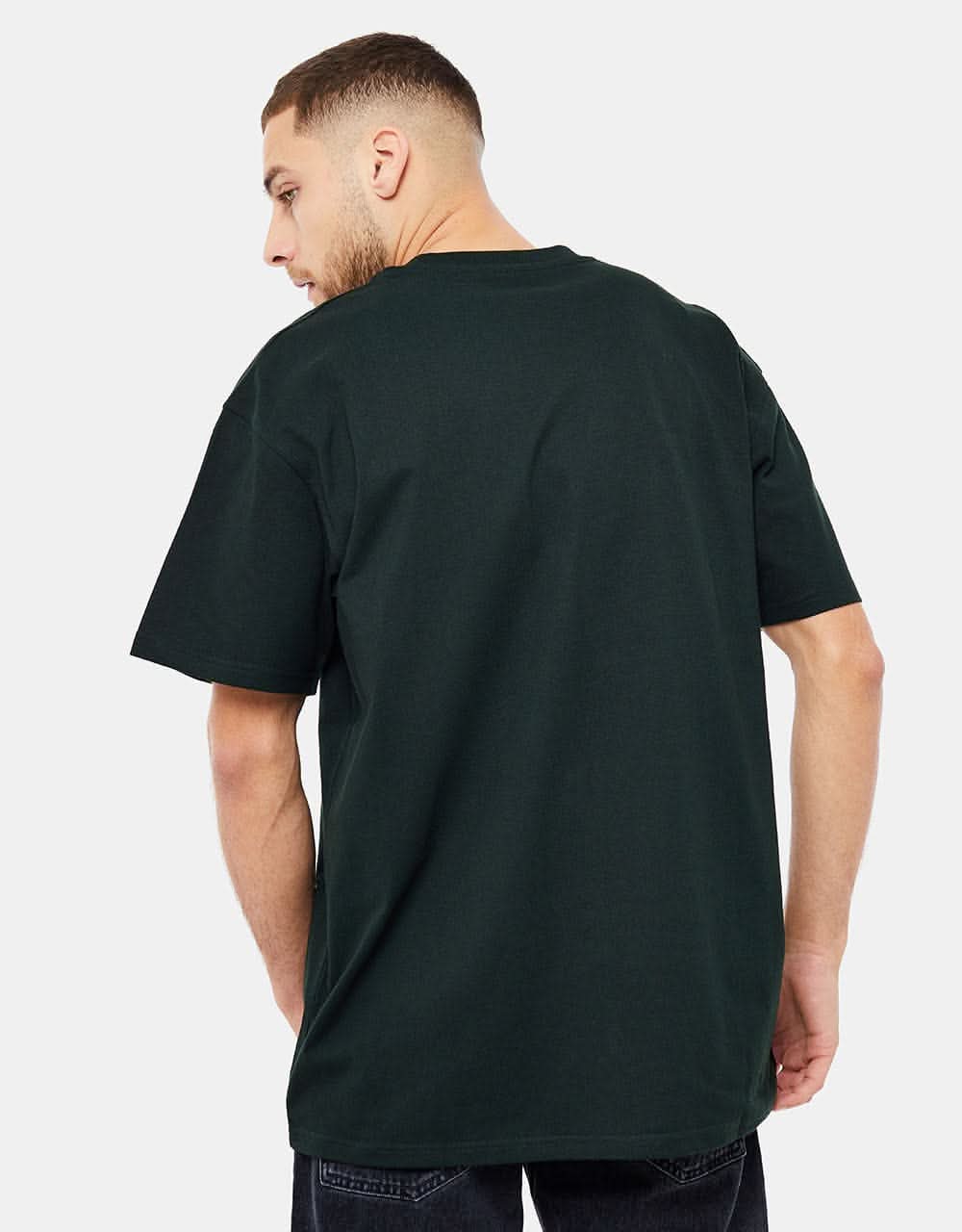 Carhartt WIP American Script T-Shirt - Dark Cedar