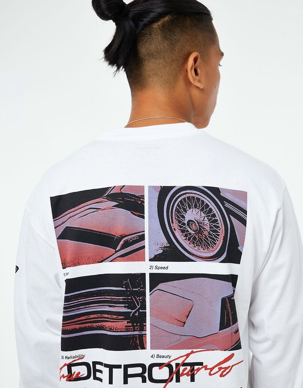 Carhartt WIP L/S Detroit Turbo T-Shirt - White