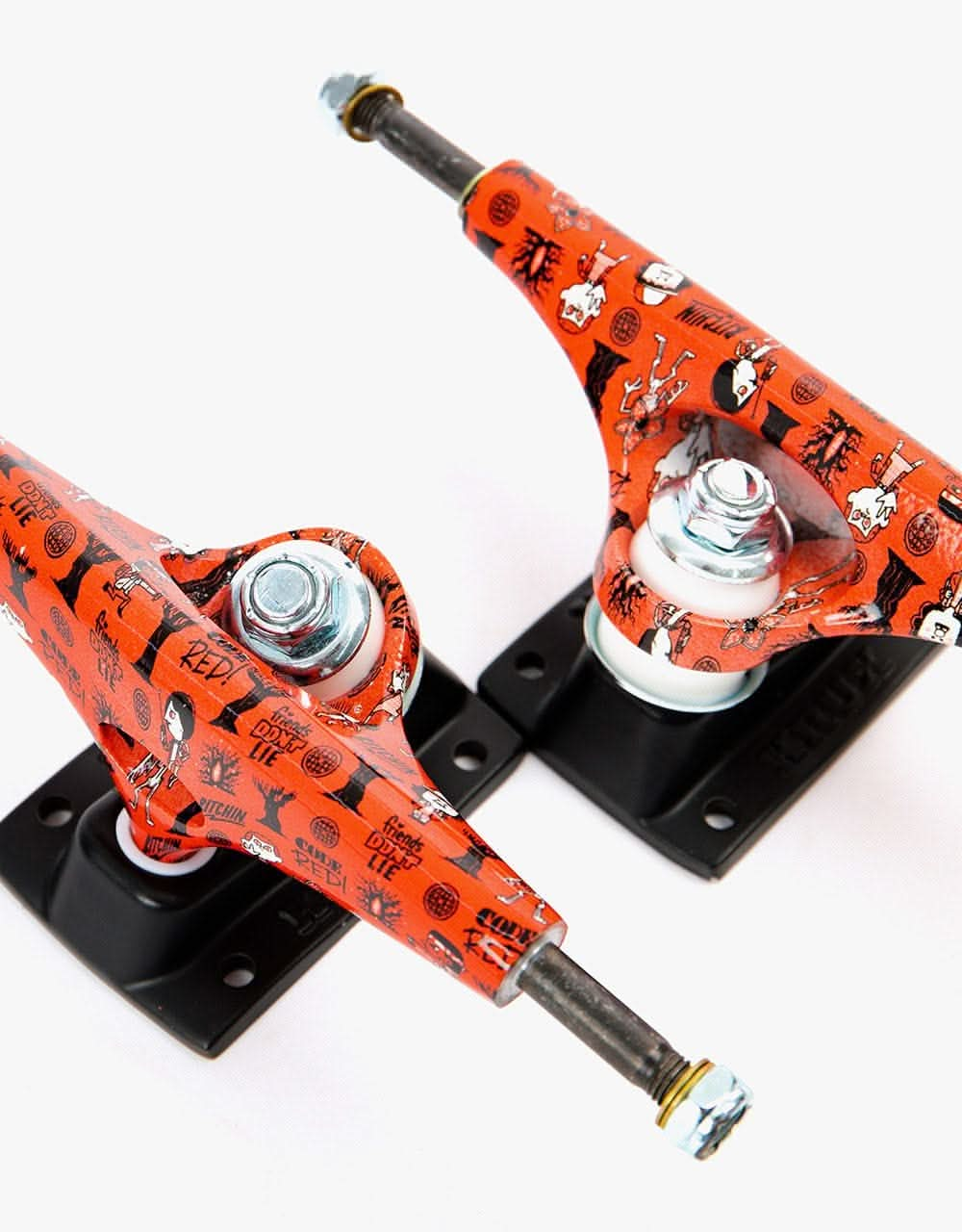 Krux x Stranger Things Code Red K5 8.25 Standard Skateboard Trucks (Pair)