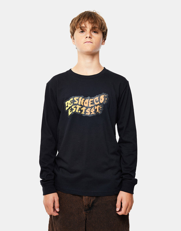 DC Firestorm Kids L/S T-Shirt - Black