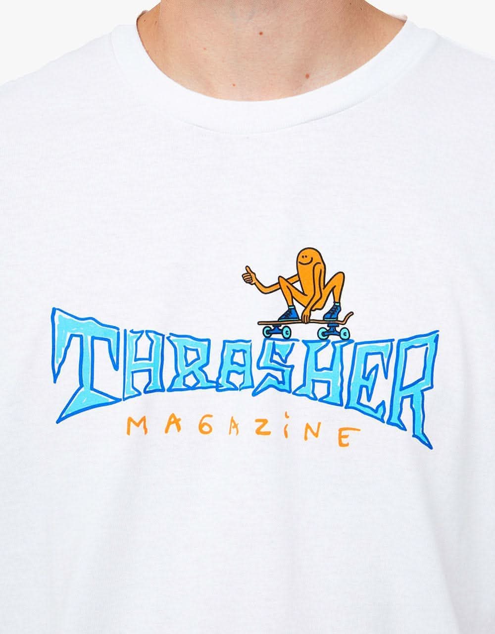 Thrasher Gonz Thumbs Up T-Shirt - White