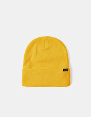 Route One Recycled NY Cuff Beanie - Mustard