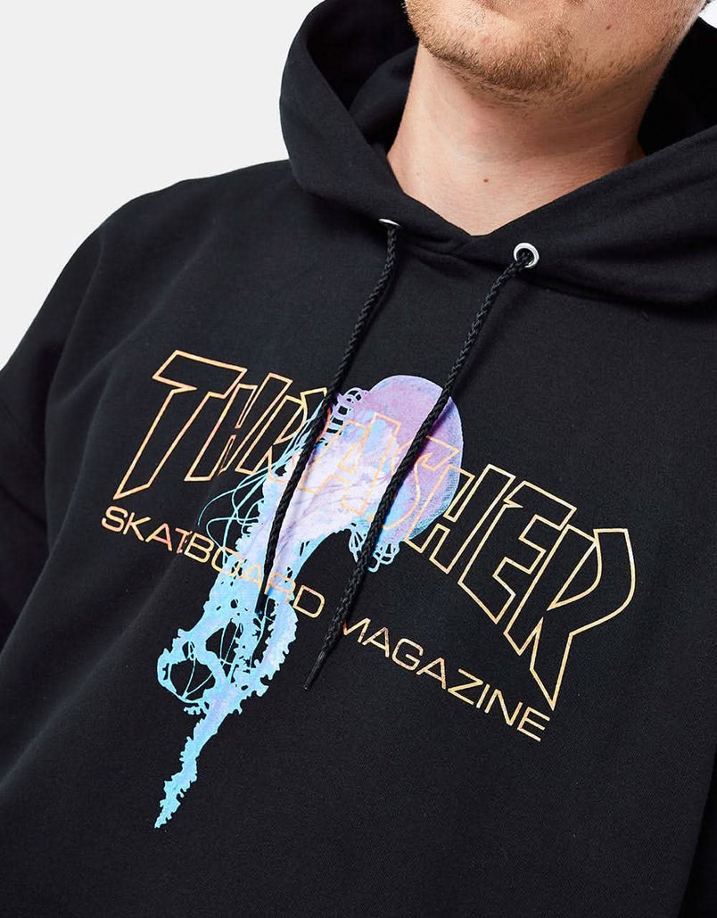 Thrasher x Atlantic Drift Pullover Hoodie - Black/Orange – Route One