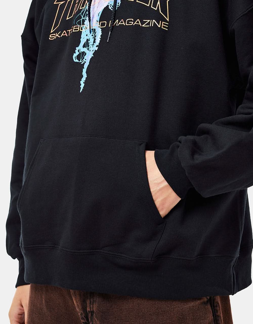 Thrasher x Atlantic Drift Pullover Hoodie - Black/Orange