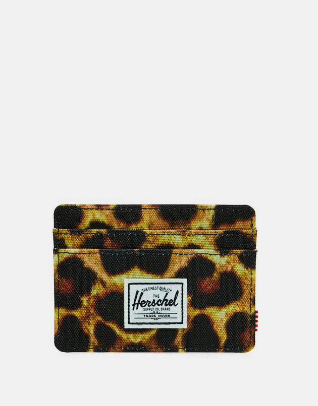 Herschel Supply Co. Charlie RFID Cardholder - Leopard Black