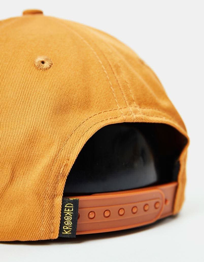 Krooked Arketype Raw Snapback Cap - British Khaki/Black
