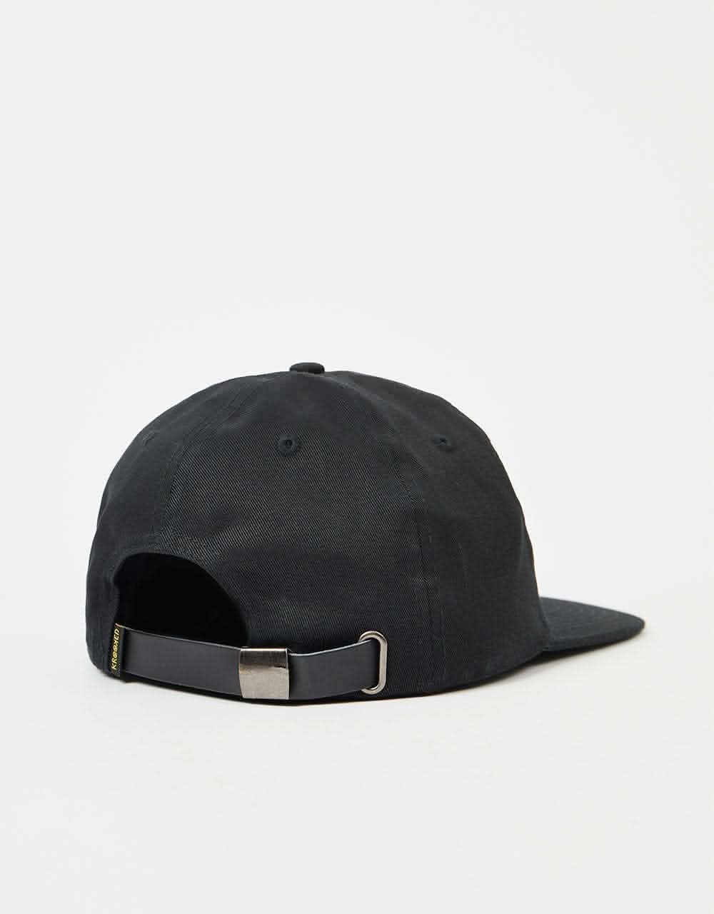 Krooked Eyes Strapback Cap - Black/Blue