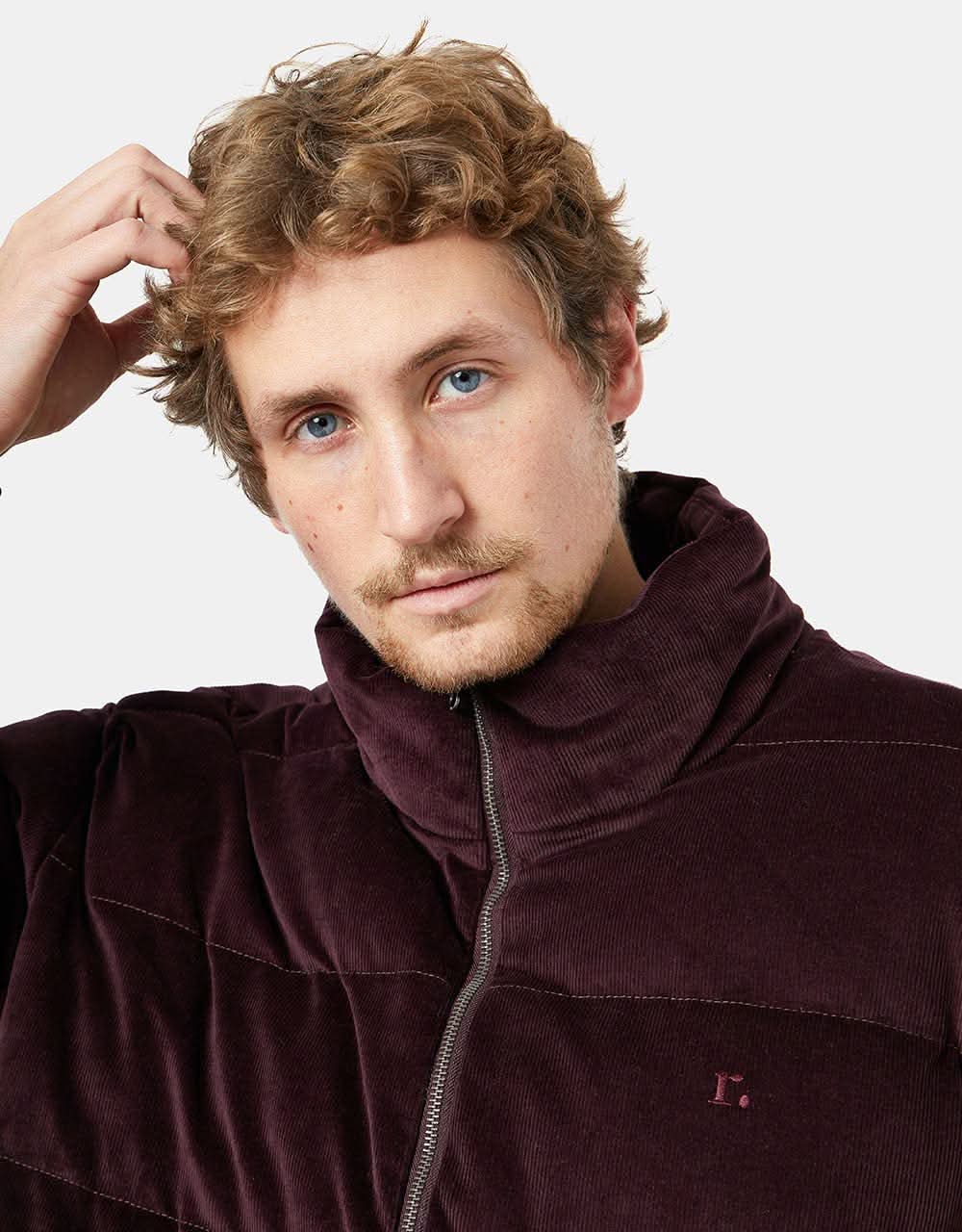 Route One Corduroy Puffer Jacket Port