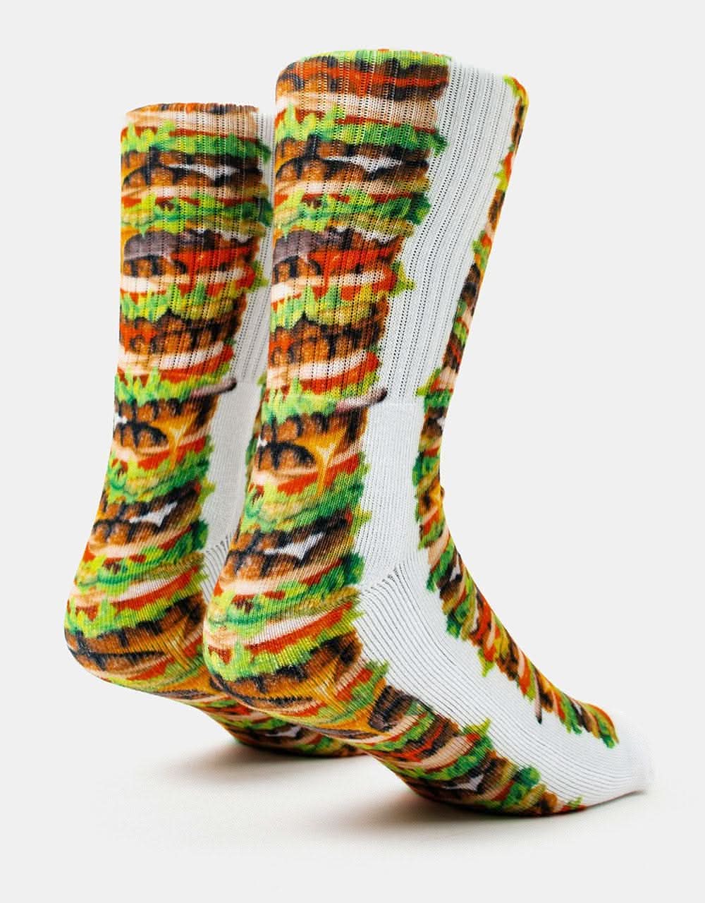 HUF Ultra-Size Me Socks - White