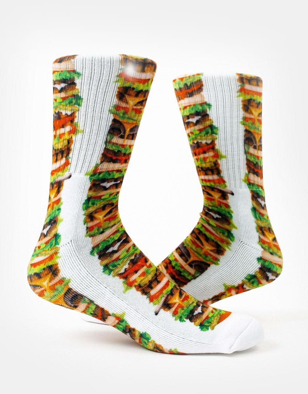 HUF Ultra-Size Me Socks - White