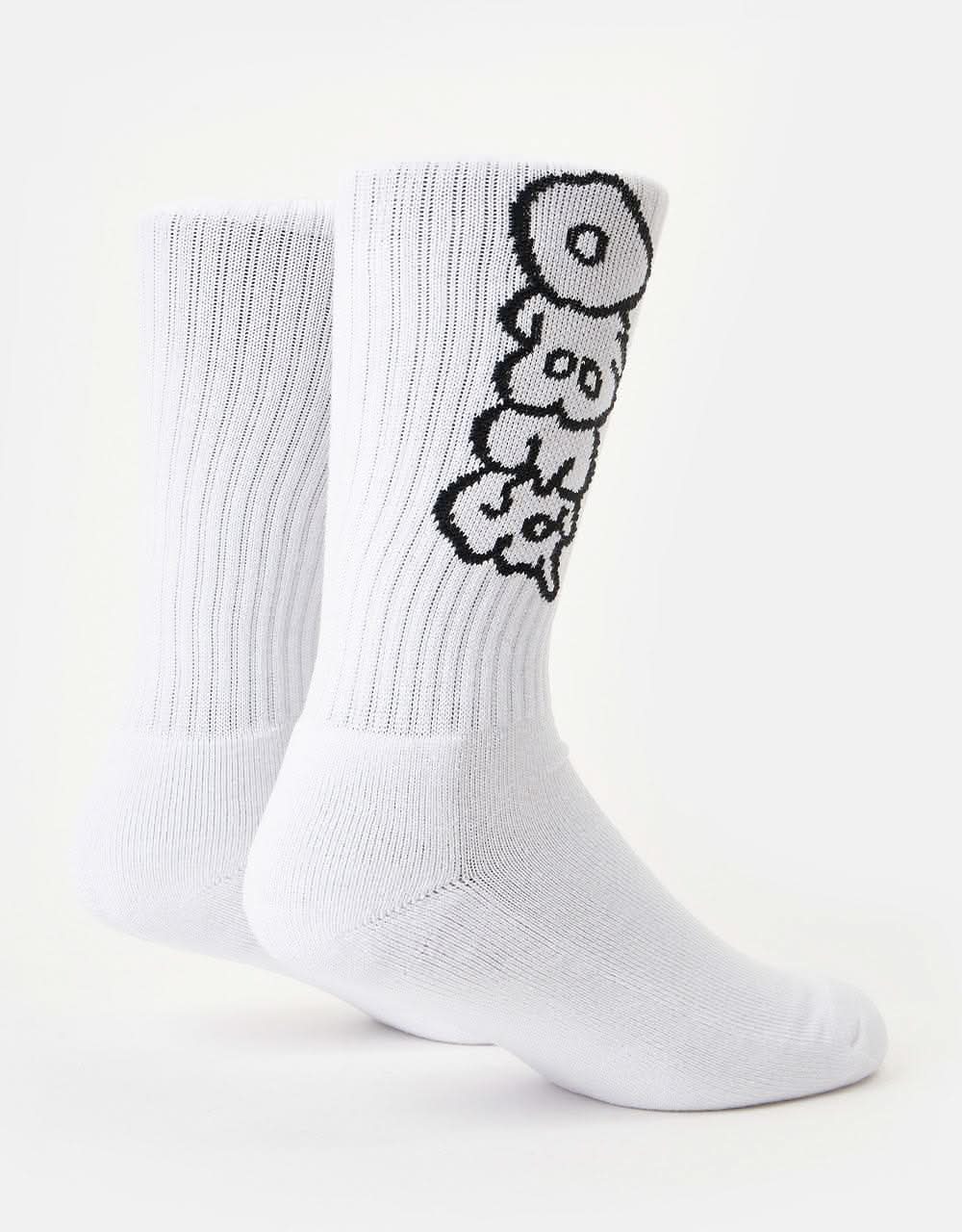 Obey Brux Socks - White
