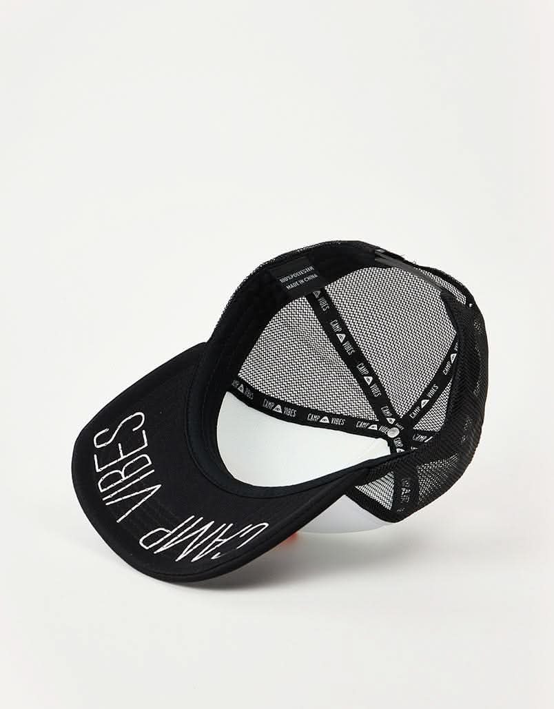 Poler Rainbow Trucker Cap - Black