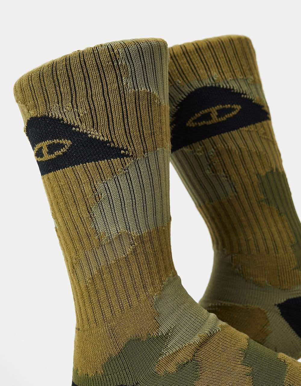 Poler Cyclops Icon Socks - Furry Camo Black