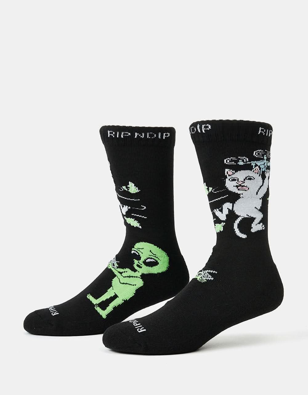 RIPNDIP Bye Bye Socks - Black