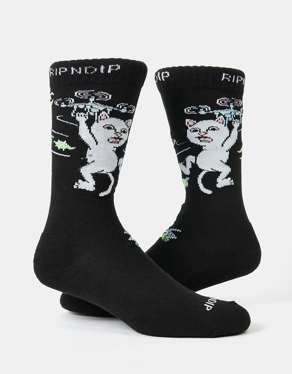 RIPNDIP Bye Bye Socks - Black