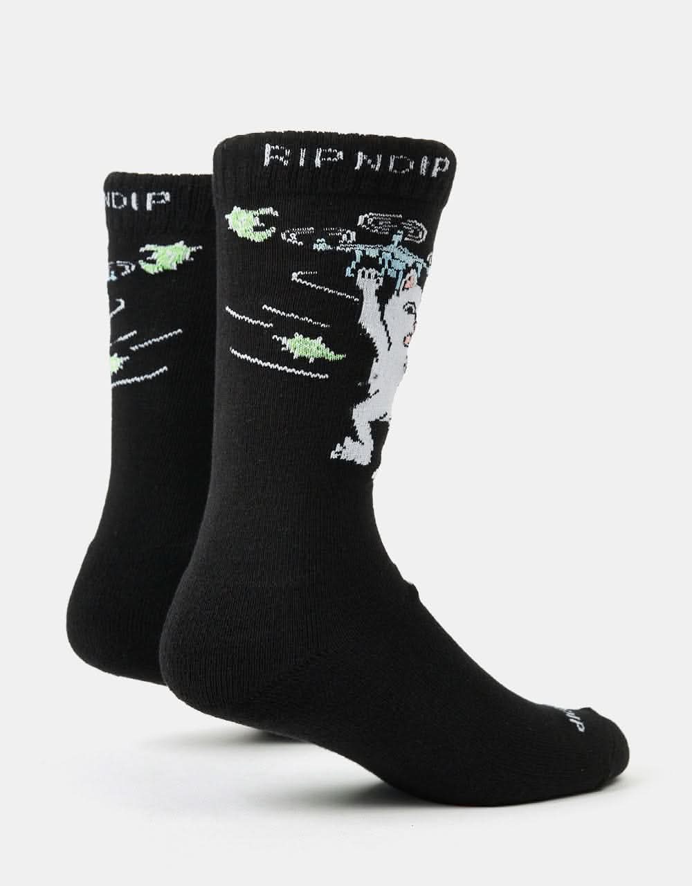 RIPNDIP Bye Bye Socks - Black