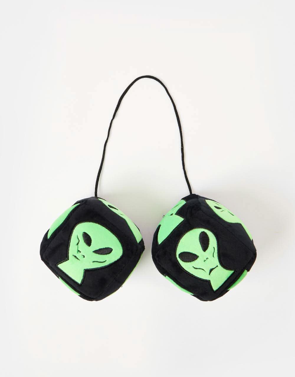 RIPNDIP We Out Here Fuzzy Dice Black