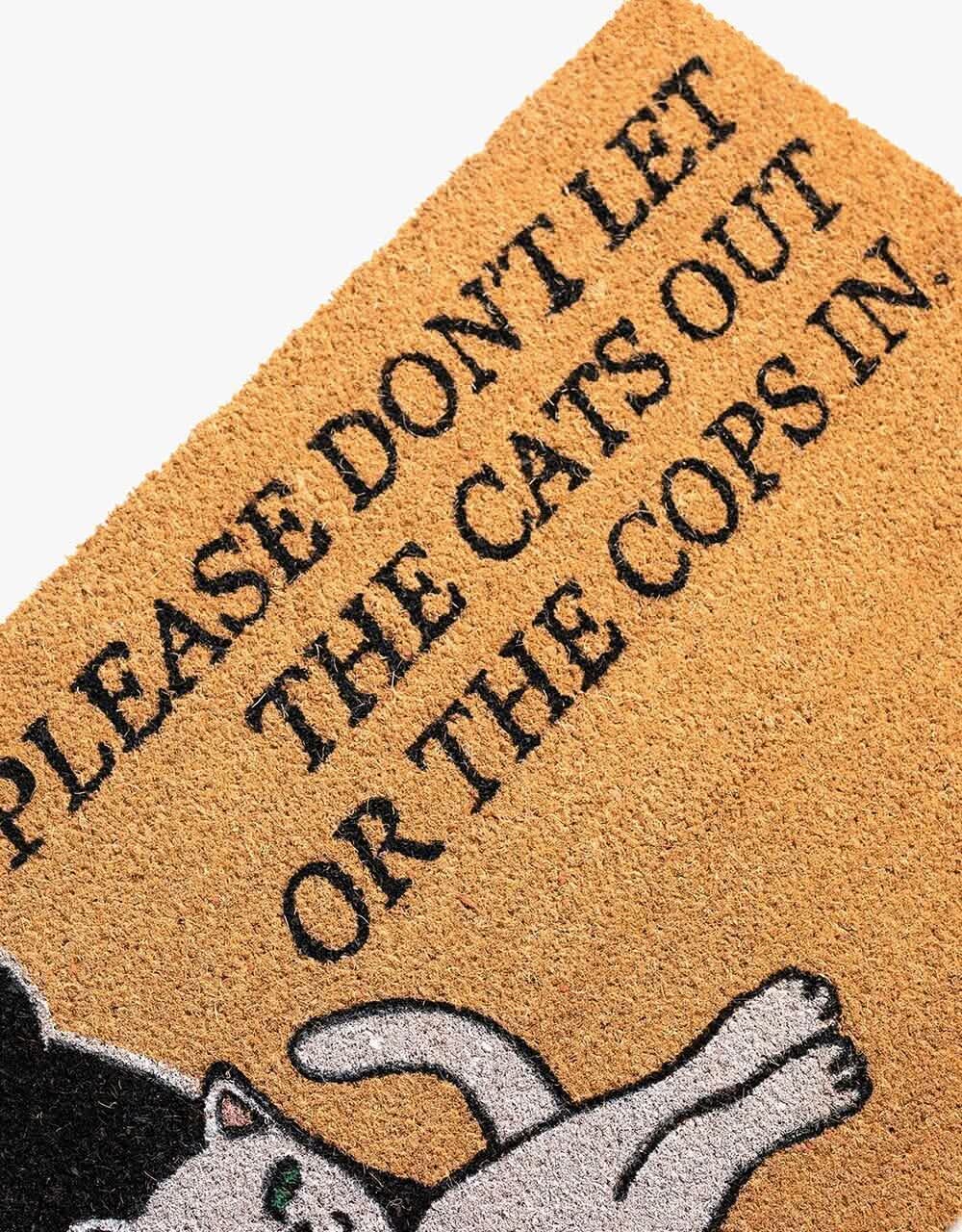 RIPNDIP Don’t Let The Cops In Rug - Brown
