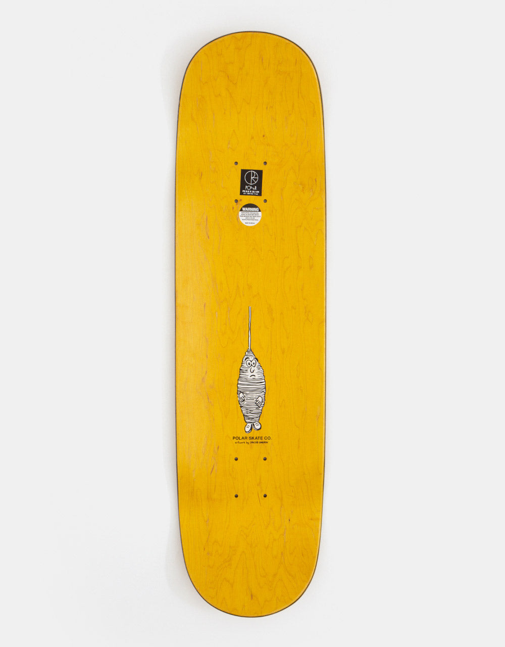 Polar Rozenberg Spider King Skateboard Deck - P2 Shape 8.5" (w/ Wheel Wells)
