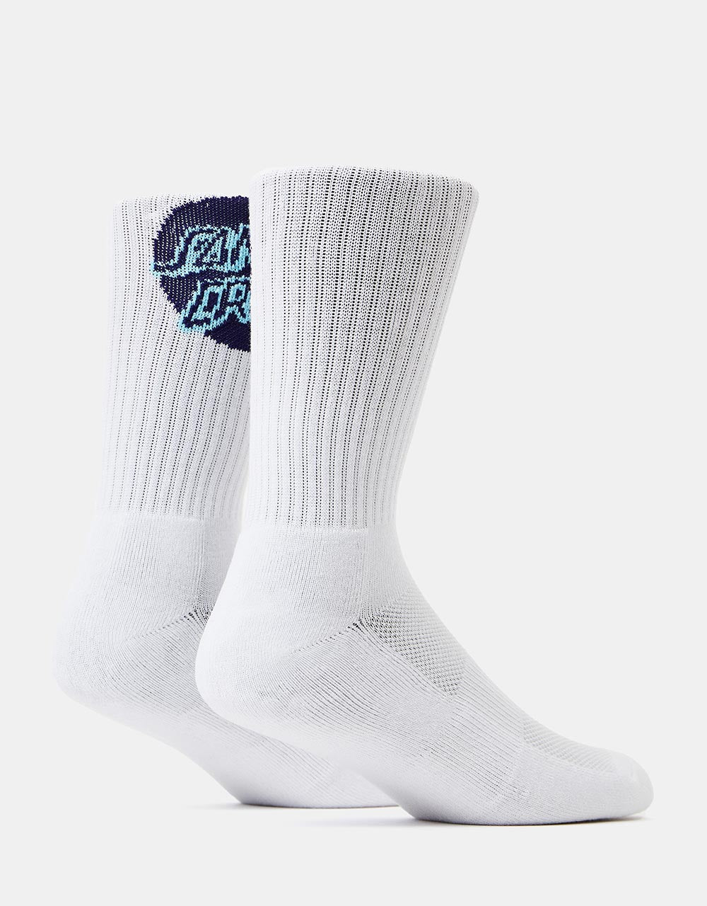 Santa Cruz Shadowless Dot Socks - White