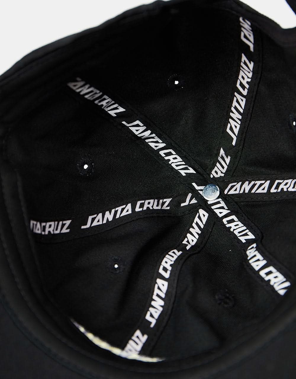 Santa Cruz Arch Strip Cap - Black