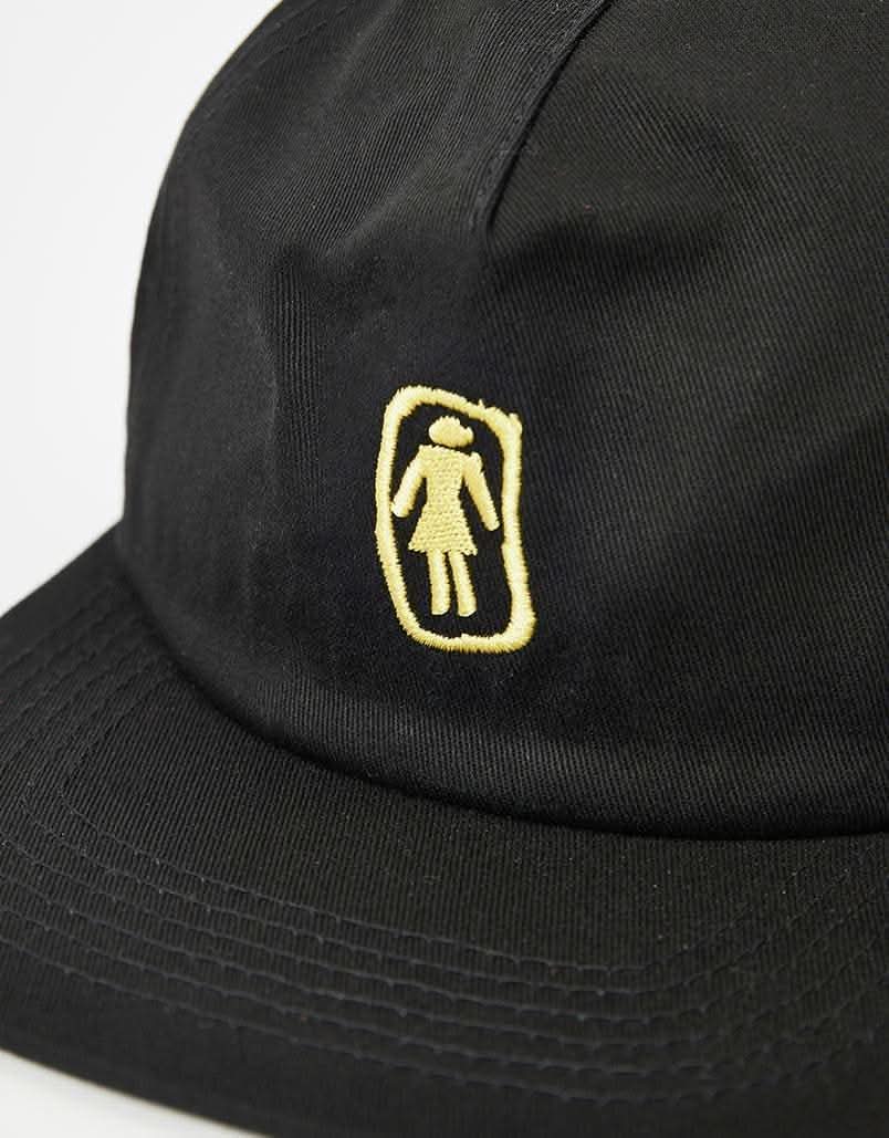 Girl Sketchy OG Snapback Cap - Black