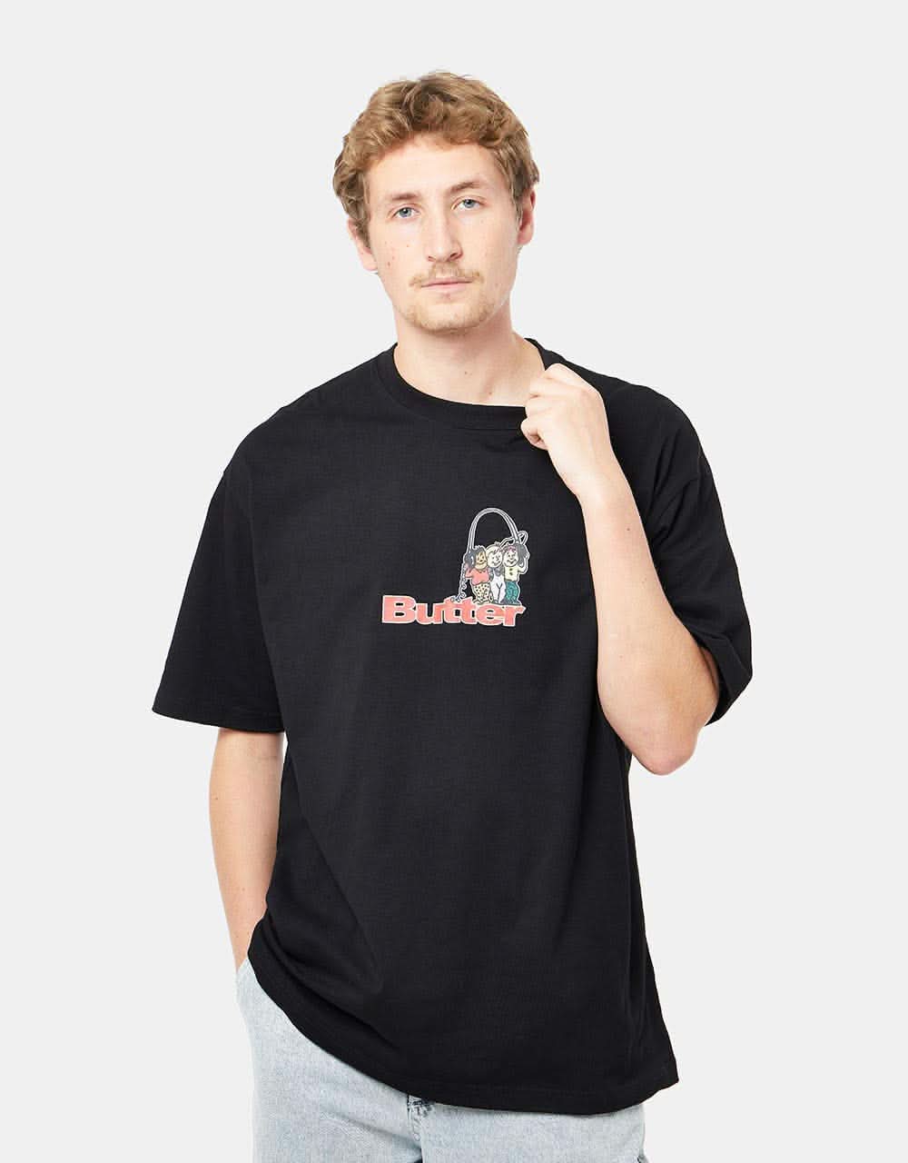 Butter Goods Headphones Logo T-Shirt - Black