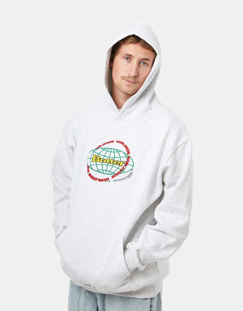 Butter Goods Geo Pullover Hoodie Ash Grey