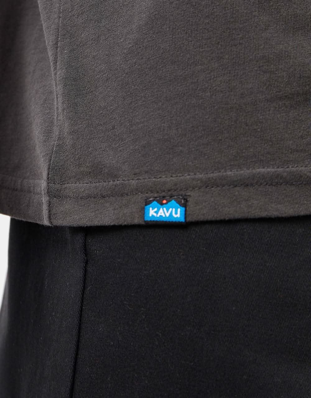 Kavu Klear Above Etch Art T-Shirt - Black Liquorice