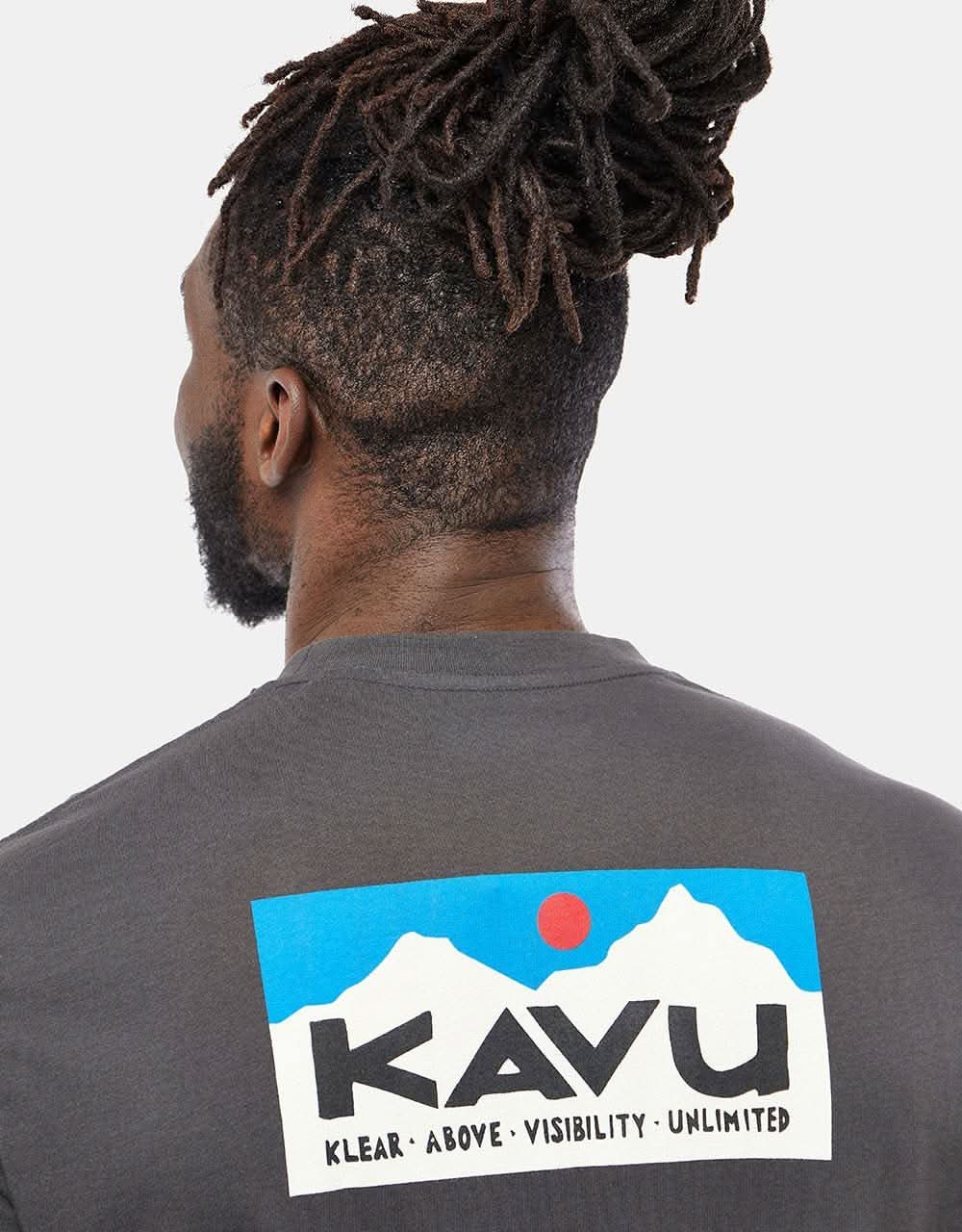Kavu Klear Above Etch Art T-Shirt - Black Liquorice