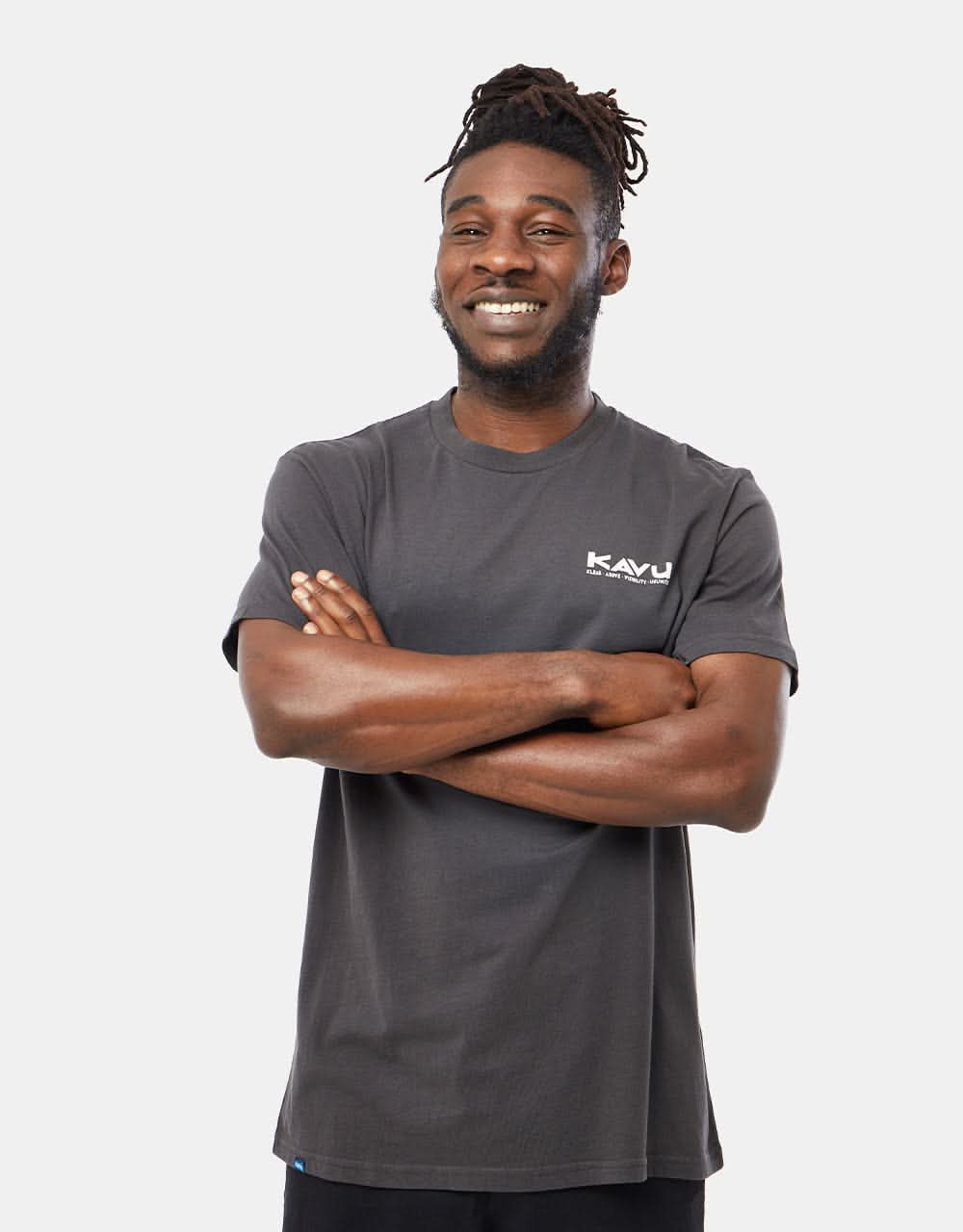 Kavu Klear Above Etch Art T-Shirt - Black Liquorice