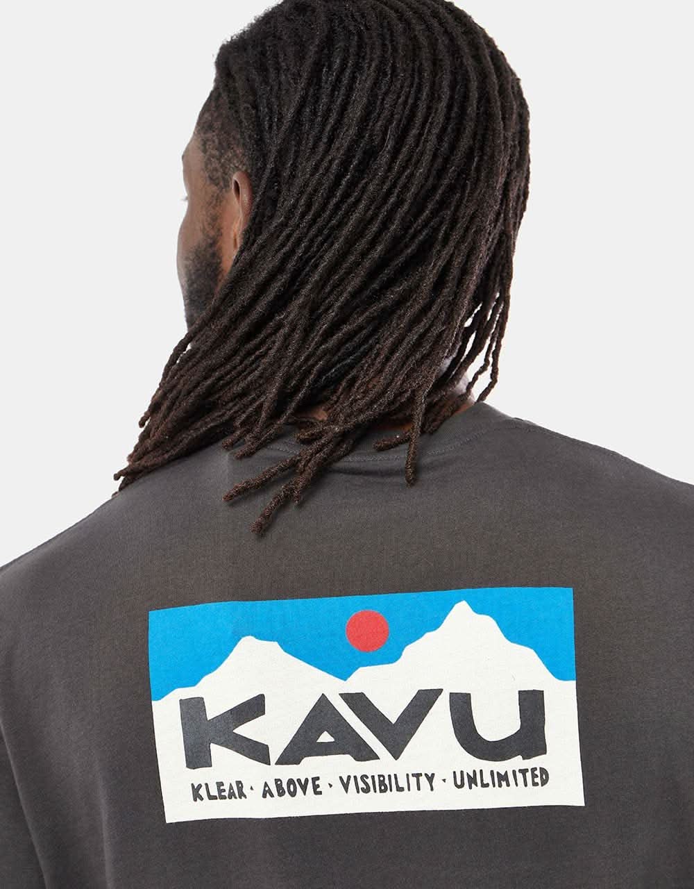 Kavu Etch Art L/S T-Shirt - Black Liquorice